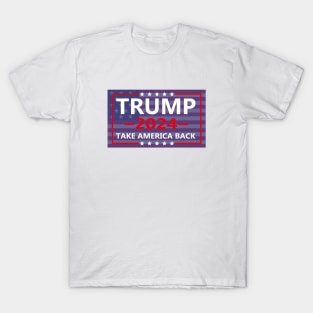 Trump 2024 Sticker, President Donald Trump Take America Back 2024 Bumper Sticker T-Shirt